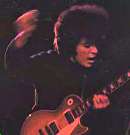 Michael Bloomflied playing a Gibson Les Paul