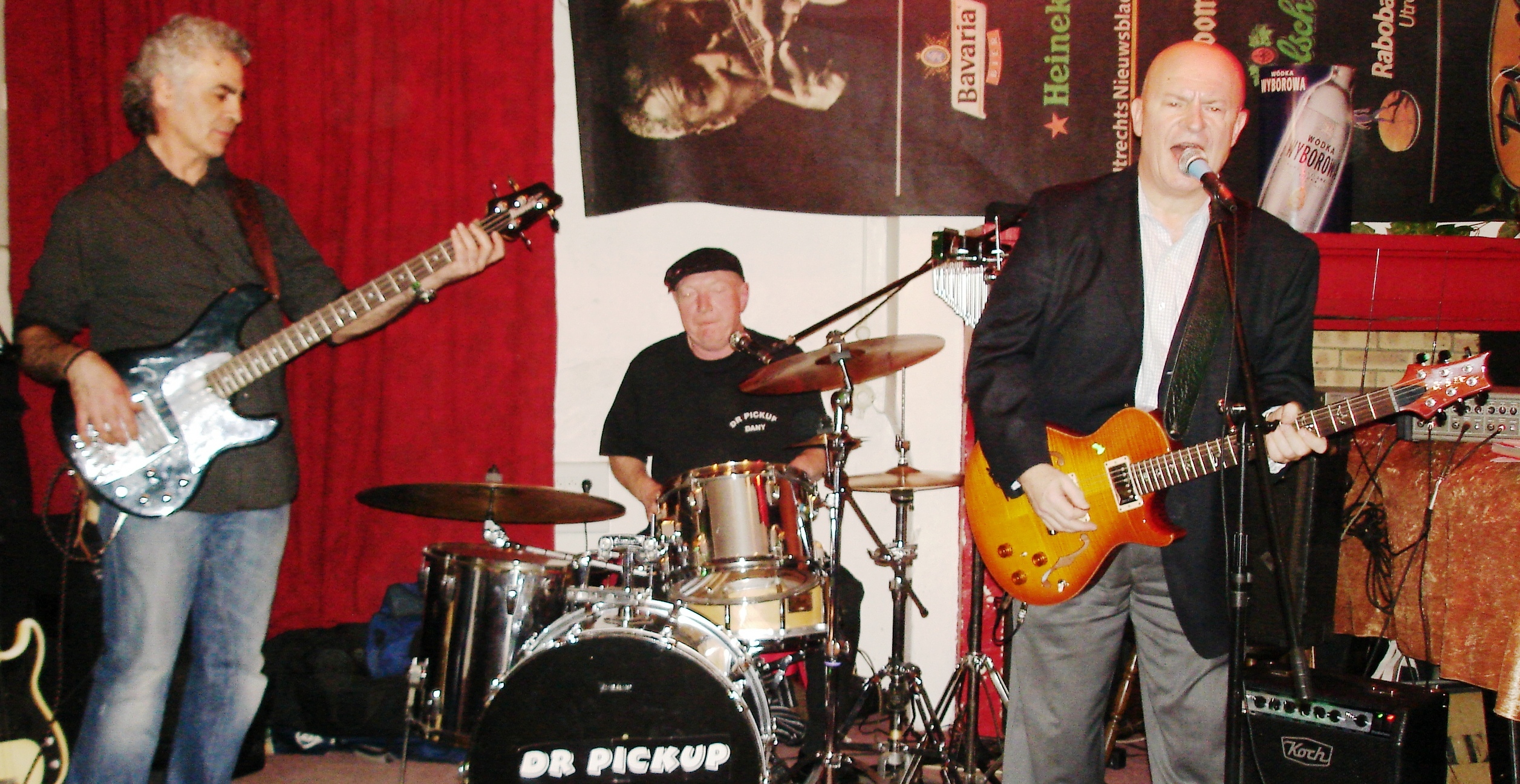 Drpickup with Zaire on bass and harp